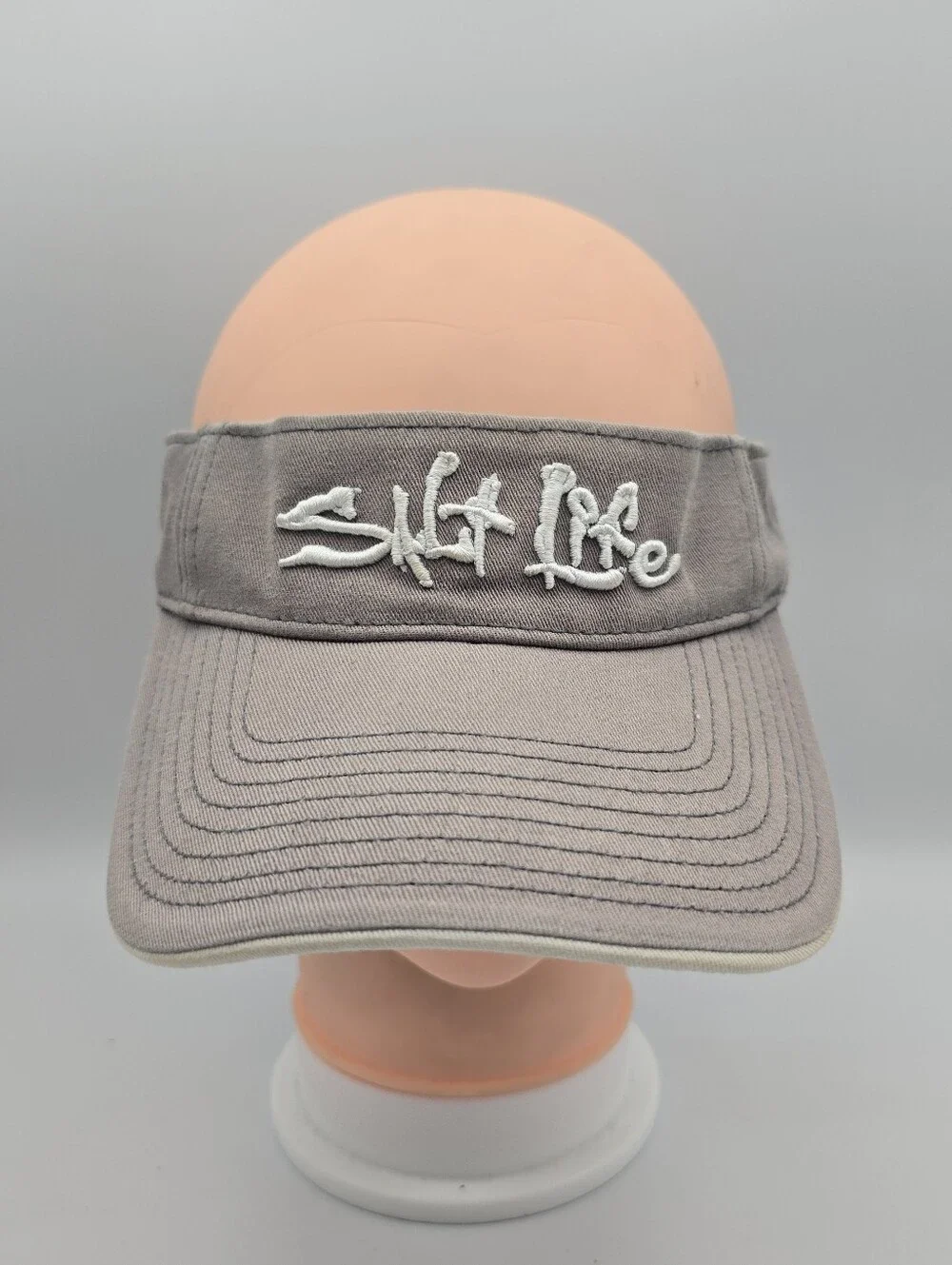 Salt Life Cotton Gray Adjustable Visor